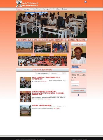 ​Site internet Lycée Technique de Bertoua Kpokolota